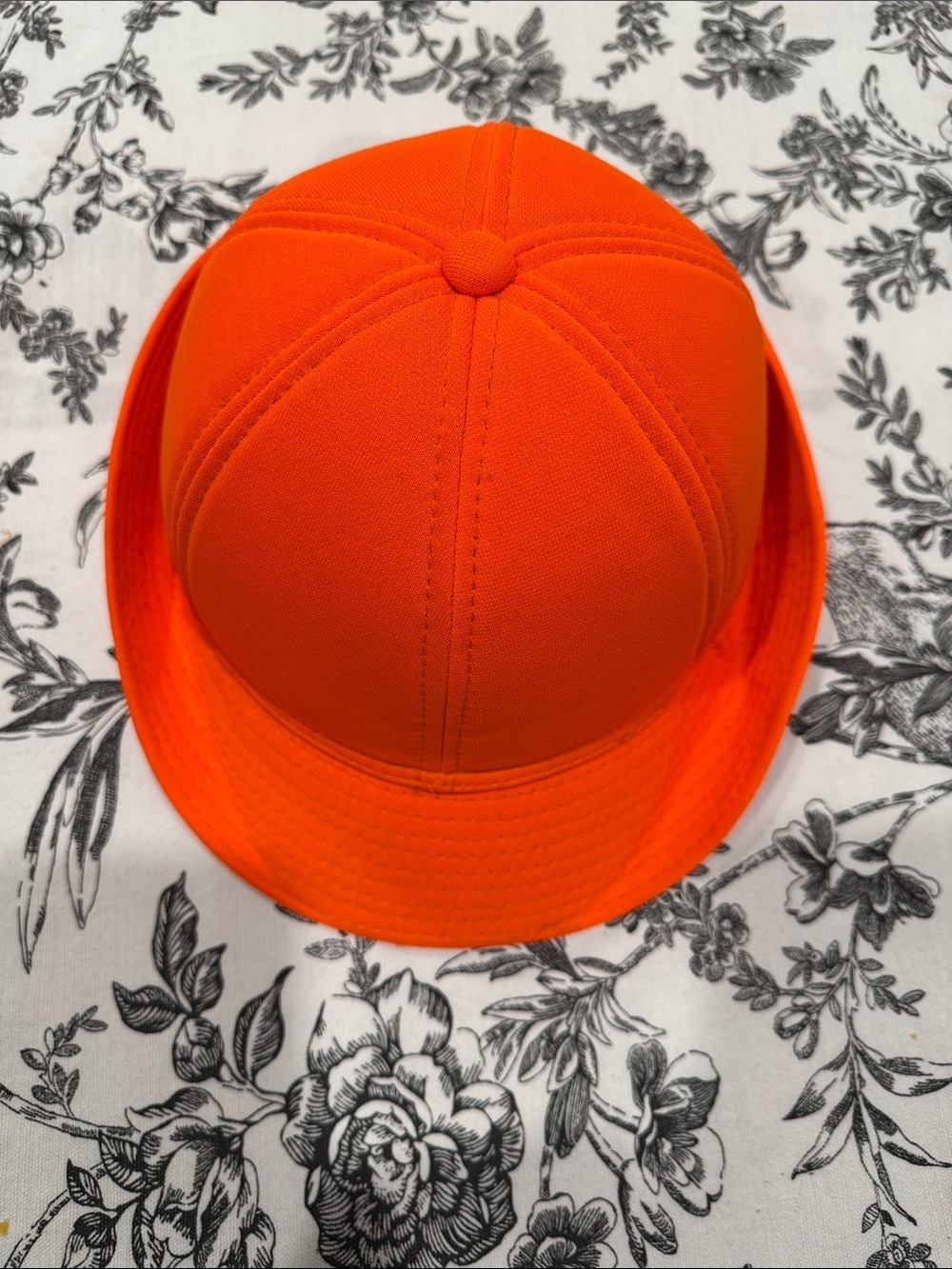 High-Visibility Orange Men's 80’s vintage Hat from Duck Bay - Picture 3 of 11